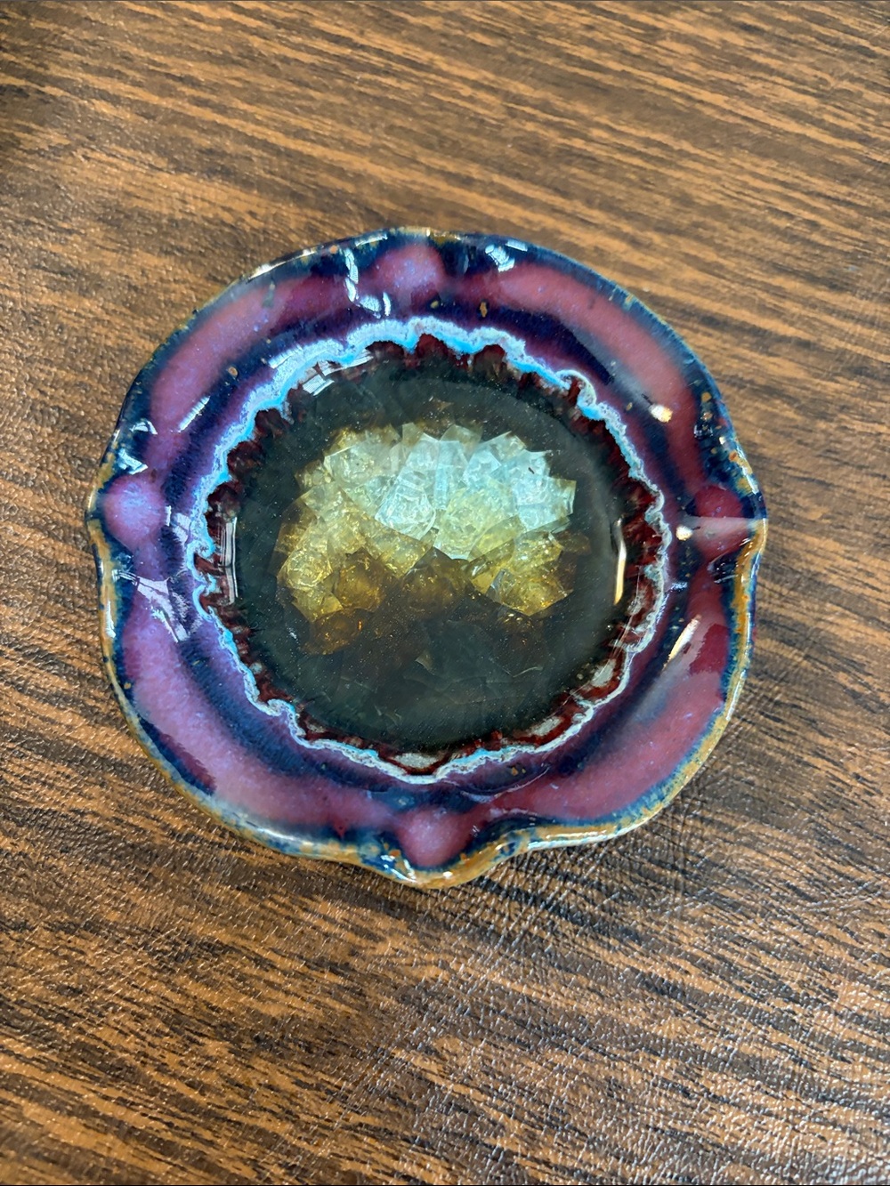 Ceramic dish. Made by n USA